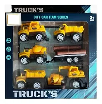 Comprar Set De Construcción Excavadora Camión Volteo Tractor Juguete Personaje Camion De Construcción