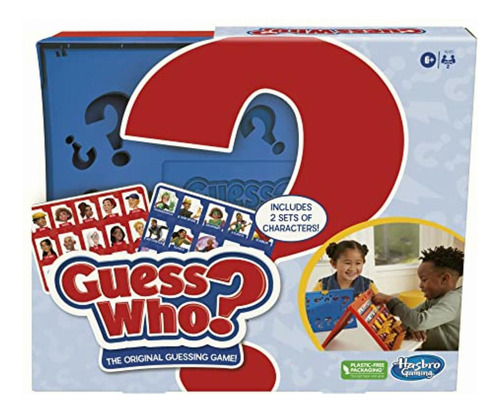 Hasbro Gaming Guess Who? Original, Marco Fácil De Cargar,