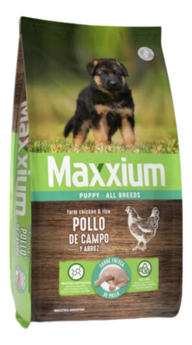 Maxxium Perro Puppy Cachorros Pollo De Campo X 15 Kg