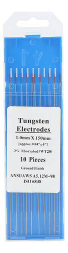 Electrodo De Tungsteno Wt20 Professional Tig Rod 2% Toriado
