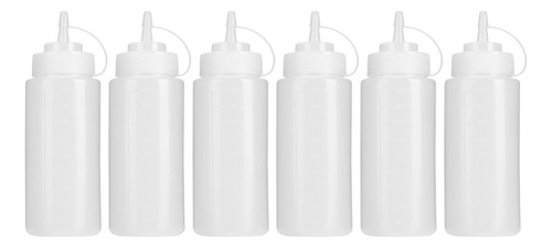 Envase Para Salsa, 6 Unidades, Botella Exprimida De Tomate D