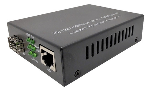 Media Converter Fibra Sfp Eth Gigabit Conversor De Medios