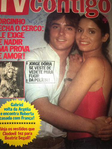 Revista De Fotonovela Tv Contigo,tony Ramos,edson Celulari