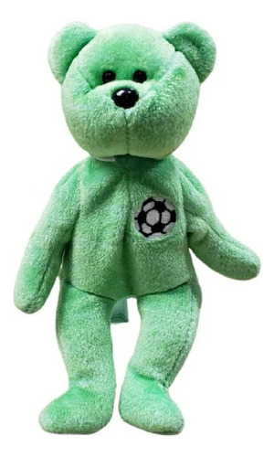 Peluche Ty Babies Osito Verde Kicks Patadas Futbol Año 1999 