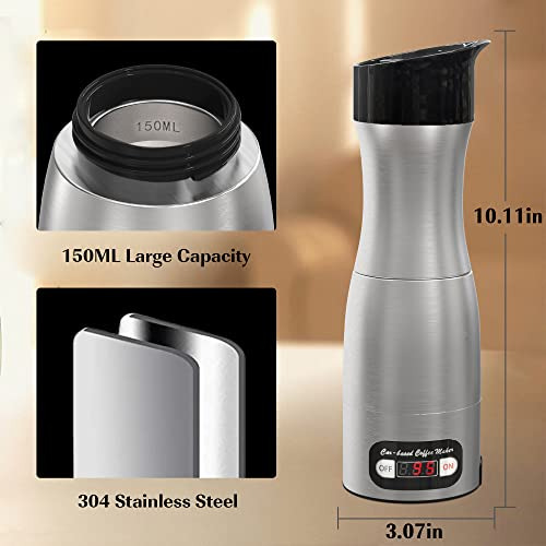 Cafetera Portátil Kreeysant Compact Espresso Mac De 12 V/24