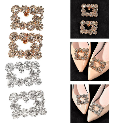 4 Piezas De Zapatos De Moda Clips Zapatos Encanto Diy