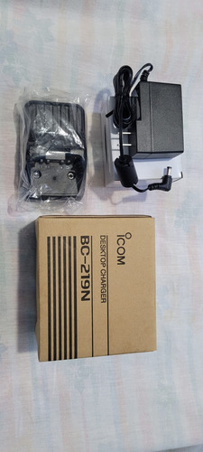 Kit Carregador Rápido Icom Bc-219 Genuíno Para Rádio F3400ds