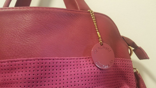 Cartera - Bolso Cuero Fucsia Juanita Jo