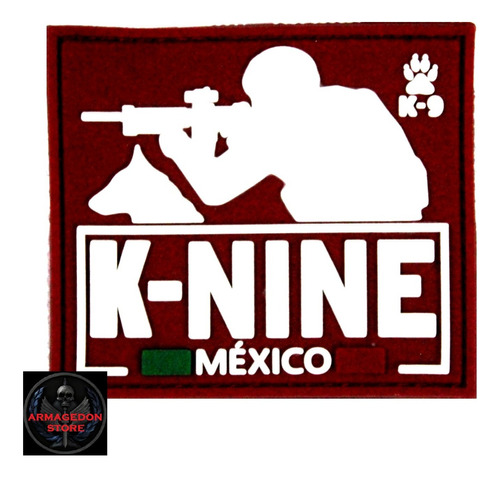 Parche K9 K-9 Knine Militar Policia Binomio Tactico Perro Br