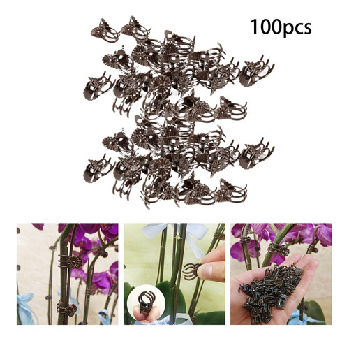 100 Piezas Clips De Soporte Para Plantas Abrazadera De