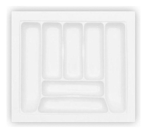 Organizador Divisor Talheres 7 Divisoes Dt14 Branco