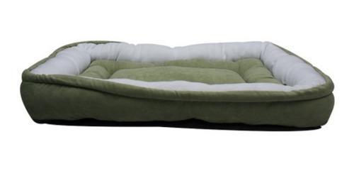 Cama Rectangular Comoda Grande Verde Perro Fancy Pets