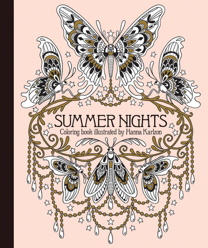 Libro Para Colorear Noches De Verano Versión En Inglés