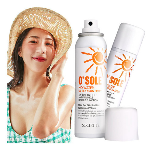 Protector Solar Coreano En Aerosol Spray No Pegajoso 100ml