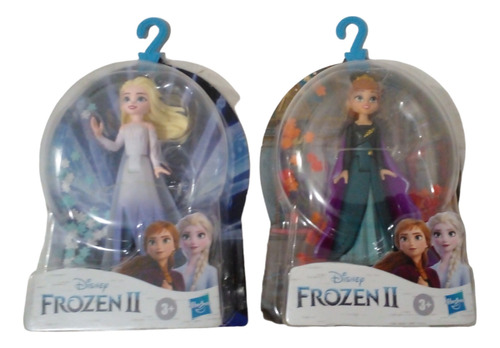 Pack Disney Frozen 2,  Mini Muñecas Elsa Y Anna 