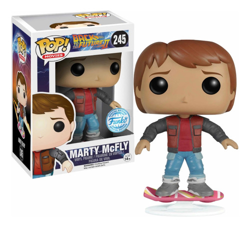 Funko Pop Back To The Future Marty Mcfly Hoverboard #245 Fun