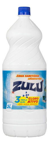Água sanitária Zulu 2 L