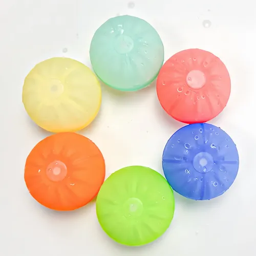 Pack De 9 Globos De Agua Reutilizables De Silicona Con Cierre Automático - Rellenado Rápido, Sin Restos, Para Niños Y Adultos