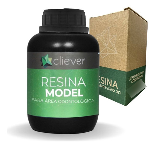 Resina 3d Model | 500ml | Cor: Cinza | Cliever