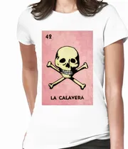 Comprar Blusas Cleen Alexer Loteria La Calavera Blusas Manga Corta