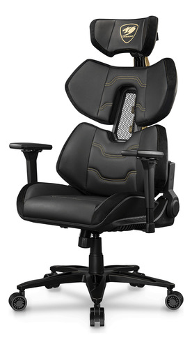 Silla Gamer Cougar Terminator Elite Gold Apoyabrazos 4d