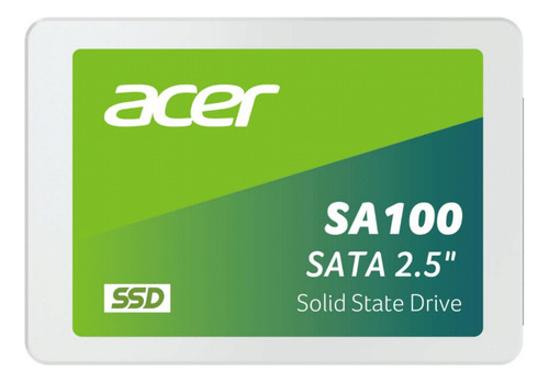 Unidad Ssd Acer Sa100 960gb Sata 2.5 In 560mb/s Bl.9bwwa.104