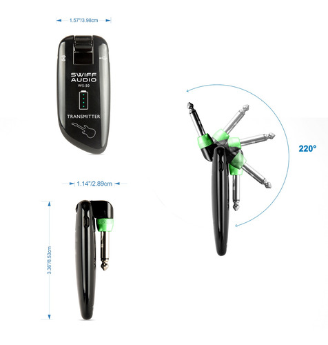 Sistema Inalámbrico Para Guitarra Swiff Ws-50 Uhf Digital