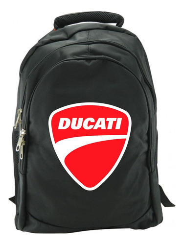 Morral Ducati Black Maleta Bolso De Espalda