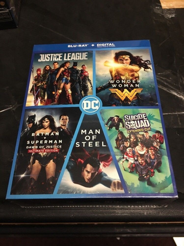 Blu Ray Justice League Wonder Woman Superman Squad  