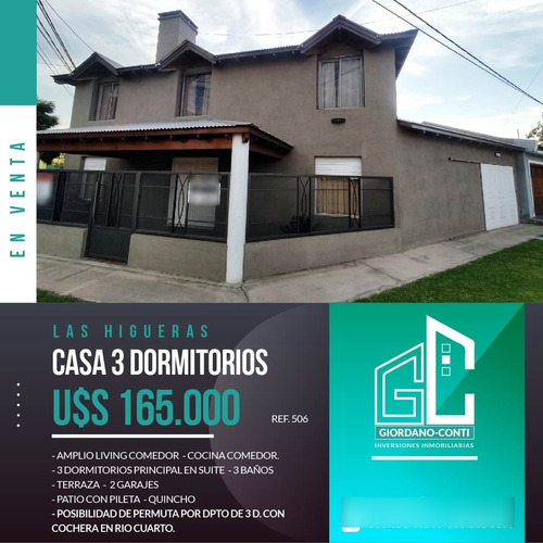 En Venta Casa De 3 Dormitorios