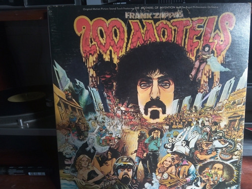 Frank Zappa 200 Motels U.s.a Vinilo Doble Con  Poster- Libro