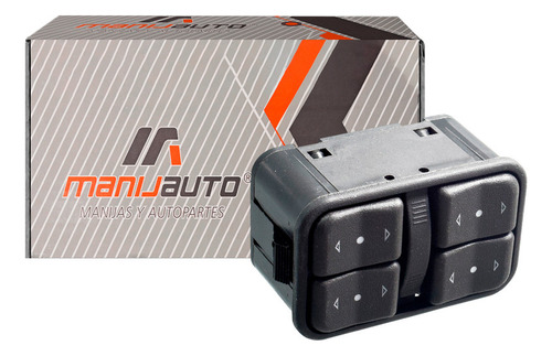 Control Elect Cristal Ngr 5 Boton Para Chevrolet Corsa 2004