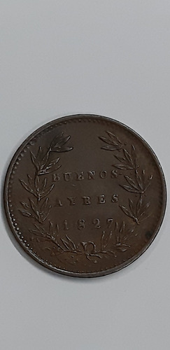 Moneda De 5/10 Reales Año 1827 (casi Sin Circular)