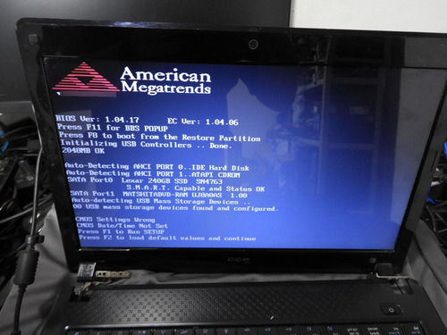 Notebook Cce Winbps - Dual Core T4500 - Leia O Anuncio Preto (Usado)