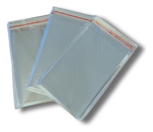 Saco Adesivado 7x7 Kit Com 1000 Un Transparente Embalagem