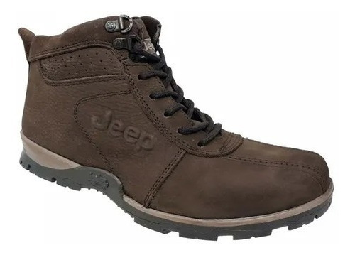 Botas Jeep Original Color Café Dama - D10427 Nob/cafe