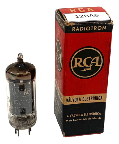 Válvula Rca Original 12ba6 = Cv1928 = Hf93 Rádio Valvulado