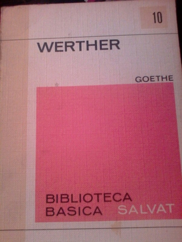 Goethe Werther Libro Clásico En Físico