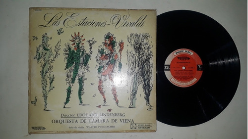 0954 Disco De Vinilo Orquesta De Cámara De Viena Vivaldi