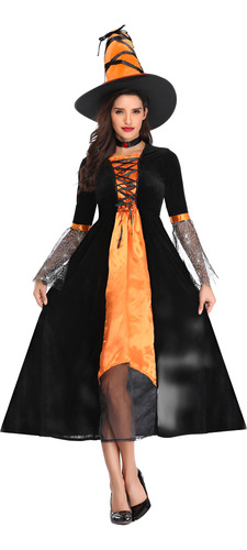 Disfraz De Bruja De Halloween Para Cosplay, Disfraz De Bruja