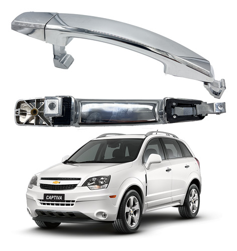 Manija Exterior Chevrolet Captiva Sport Cromada Trasera