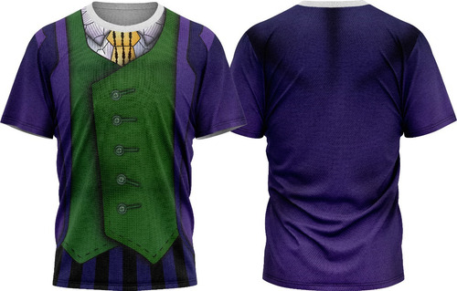 Imagem 3 de 3 de Coringa Roxo - Camiseta Infantil - Tecido Dryfit
