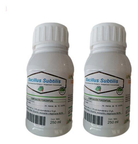 Fungicida Biológico Bacillus Subtilis Concentrado 2 X 250ml