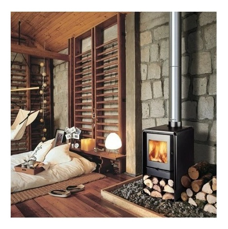 Calefactor Leña Bosca Gold 800, Doble Combustión, Pot 13 Kw