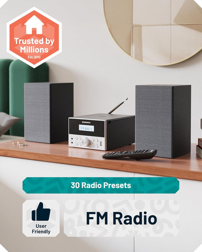 Oakcastle Hifi150 Sistema Estéreo 20w Cd/fm/usb/aux - Con...