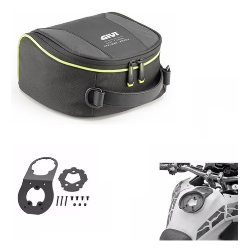 Alforge Bolsa Tanque Cb 500x Tanklock Ea144 5l + Flange Givi