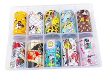 Comprar Foil Decoración De Uñas Dibujo + Pegamento De Foil Obsequio 