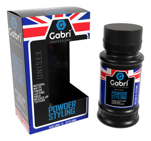 Gabri Polvo Voluminizador Azul De Estilizado Matte 21 Gr