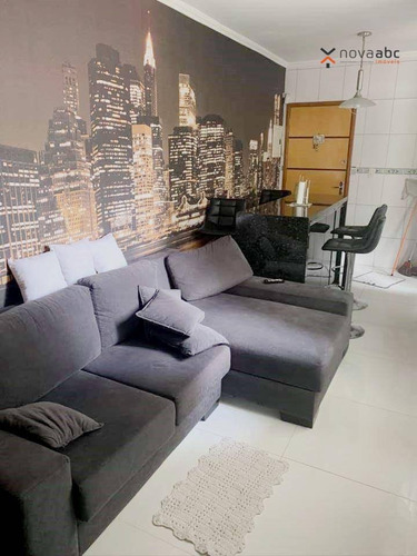 Imagem 3 de 14 de Cobertura Com 2 Dormitórios À Venda, 100 M² Por R$ 320.000,00 - Jardim Das Maravilhas - Santo André/sp - Co0172