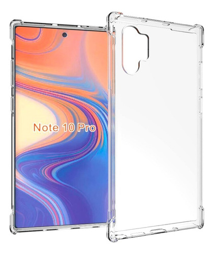 Forro Para Samsung Galaxy Note 10 Plus Transparente Flexible